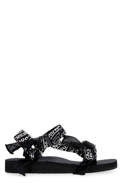 Shop Arizona Love Trekky Bandana Sandals In Black
