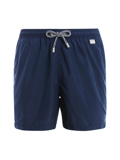 Shop Mc2 Saint Barth Light Blue Fabric Swim Shorts | Pantone ™ Special Edition