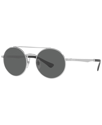 Shop Persol Unisex Sunglasses, Po2496s 52 In Silver-tone