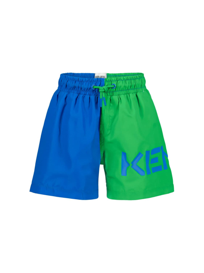 Shop Kenzo Swim Shorts For Boys In Blue