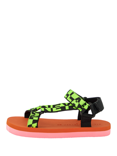 Shop Stella Mccartney Coral Sandals For Girls