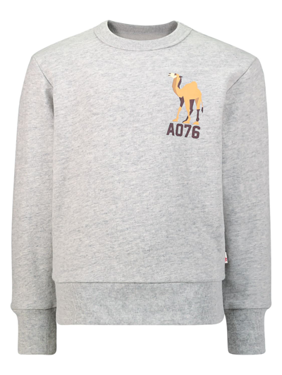 Shop Ao76 Kids Grey Sweatshirt For Boys