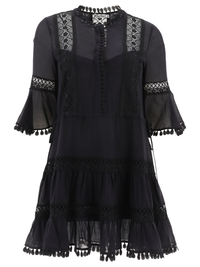 Shop Charo Ruiz "agatha" Dress In Black  