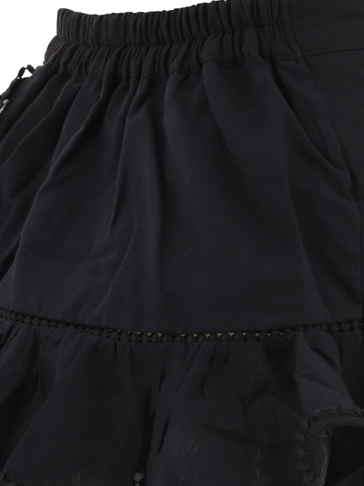 Shop Charo Ruiz "fera" Flounced Skirt In Black  