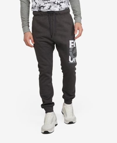 Shop Ecko Unltd Men's Over And Under Joggers In Charcoal