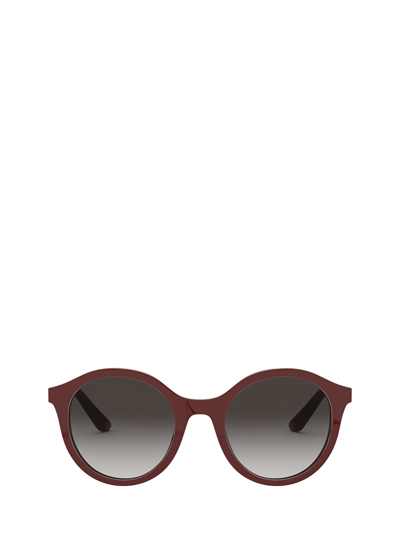 Shop Dolce & Gabbana Sunglasses In Bordeaux