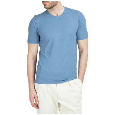 Shop Lardini Easy Wear T-shirt In Azzurro