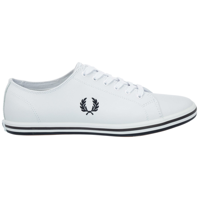 Shop Fred Perry Kingston Sneakers In Bianco