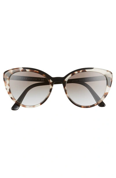 Shop Prada 54mm Cat Eye Sunglasses In Opal Brown Gradient