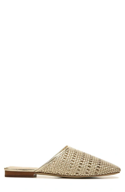 Shop Sam Edelman Leona Mule In Gold Leaf