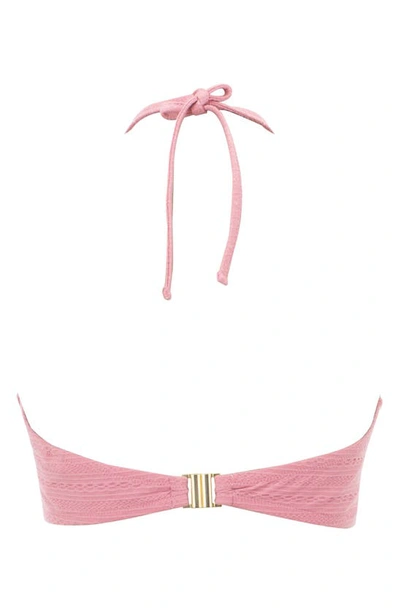 Shop Pez D'or Eva Ibiza Two-piece Maternity Swimsuit In Pink