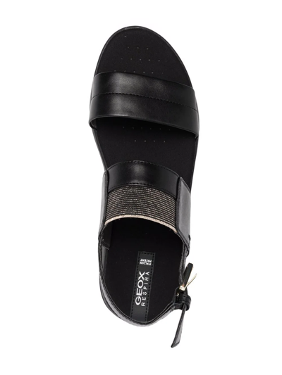 Geox Dandra Slingback Sandals In Schwarz