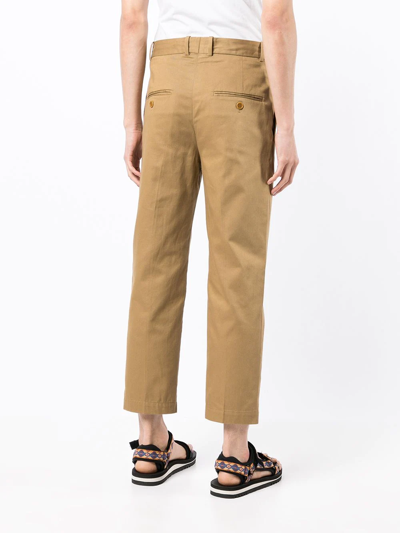 Isabel Marant Tailored-cut Cropped Trousers In Brown