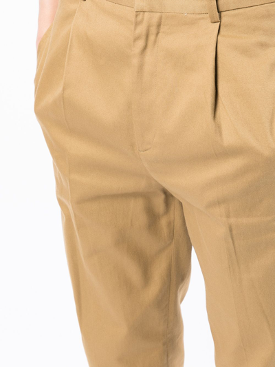 Isabel Marant Tailored-cut Cropped Trousers In Brown