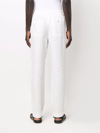 Vince Drawstring Straight-leg Trousers In Nude