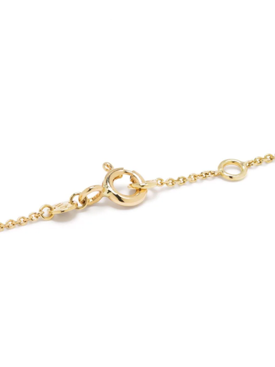 Shop White Bird 18kt Yellow Gold Clarisse Diamond And Ruby Bracelet