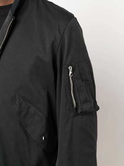 Shop Ten C Utility Bomber Jacket In Schwarz