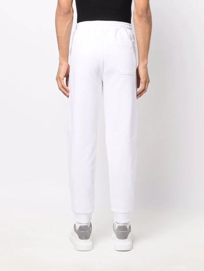 Shop Helmut Lang Logo-print Track Pants In Weiss