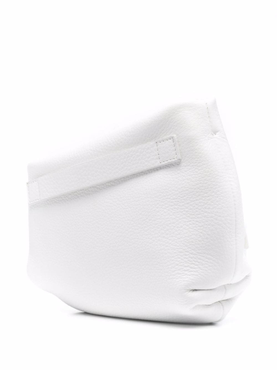 Marsèll Fantasmino Pebbled Leather Clutch In Weiss