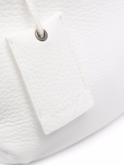 Marsèll Fantasmino Pebbled Leather Clutch In Weiss