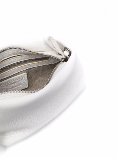 Marsèll Fantasmino Pebbled Leather Clutch In Weiss