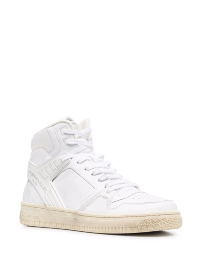 Shop Philippe Model Paris High-top Sneakers In White