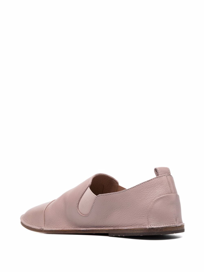 Shop Marsèll Strasacco Leather Loafers In Pink