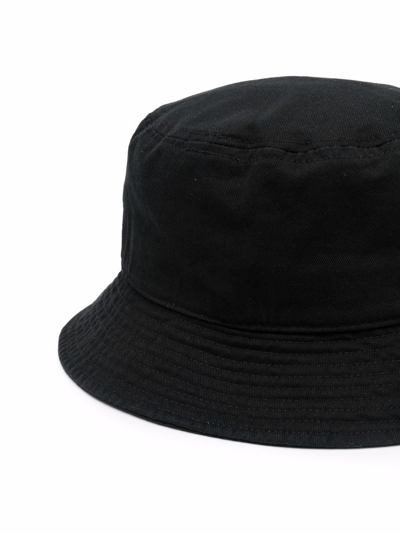 Shop R13 Logo Bucket Hat In Schwarz