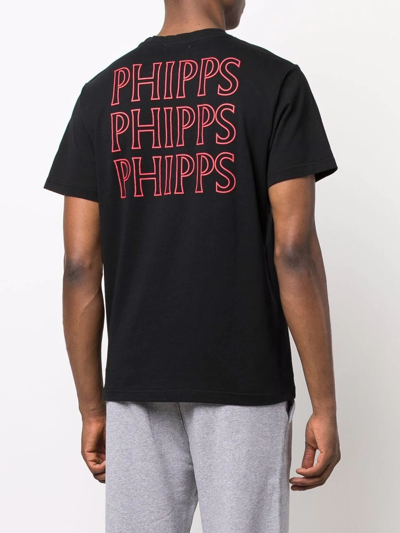 Shop Phipps Graphic-print Round Neck T-shirt In Schwarz