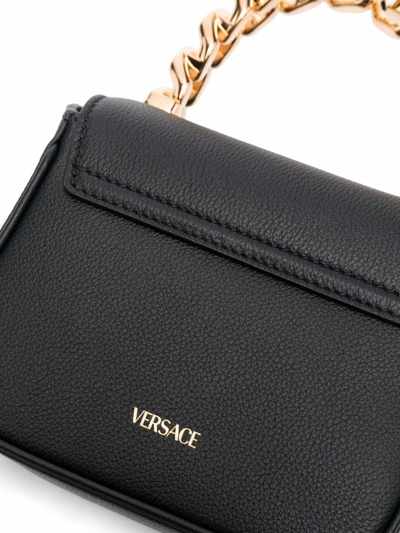 Shop Versace La Medusa Mini Bag In Black