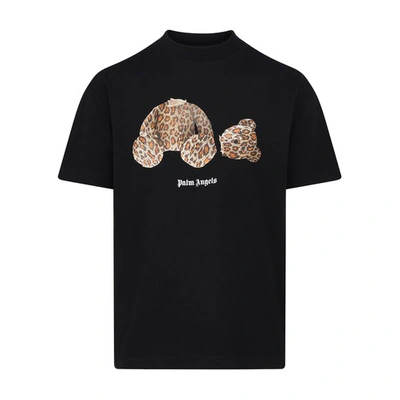 Shop Palm Angels Classic T-shirt In Black Brown