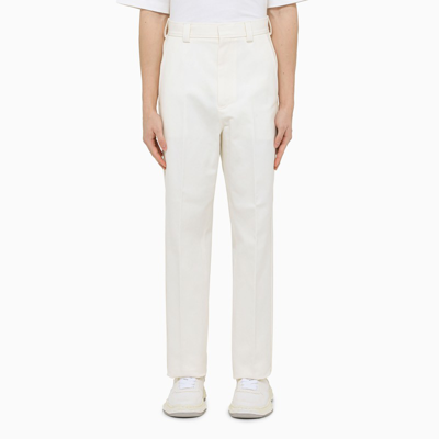 Shop Ermenegildo Zegna Zegna | White Cargo Trousers