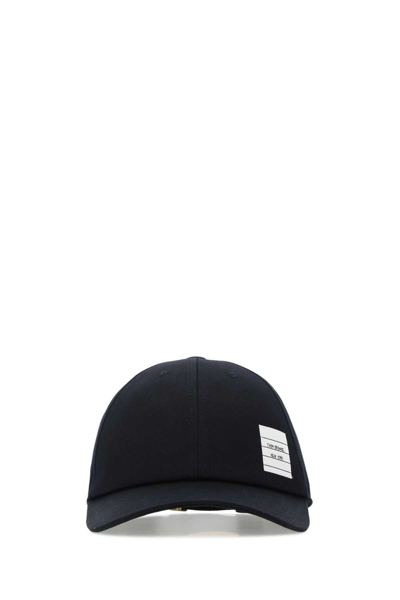 Shop Thom Browne Classic Baseball Cap In Navy