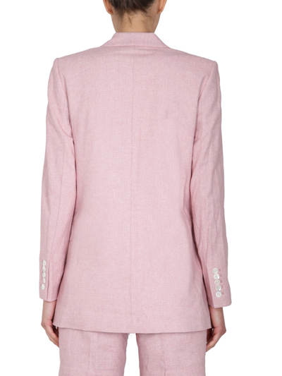 Shop Michael Michael Kors Single-breasted Jacket In Pink