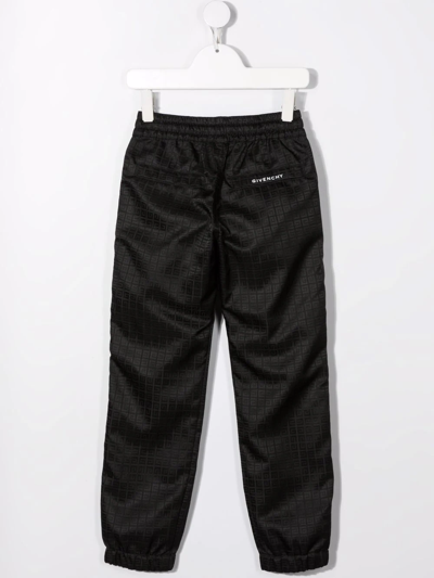 Givenchy Monogram-print Track Pants In Black