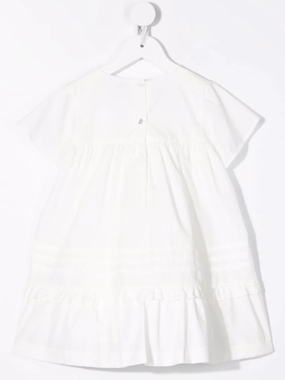 Knot Mindy Tiered Midi Dress In White