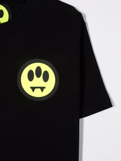 Barrow Teen Logo-print Cotton T-shirt In Black