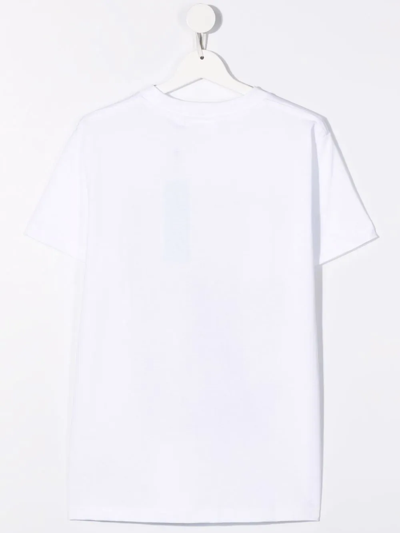Shop Molo Teen Roxo Graphic-print Round-neck T-shirt In White