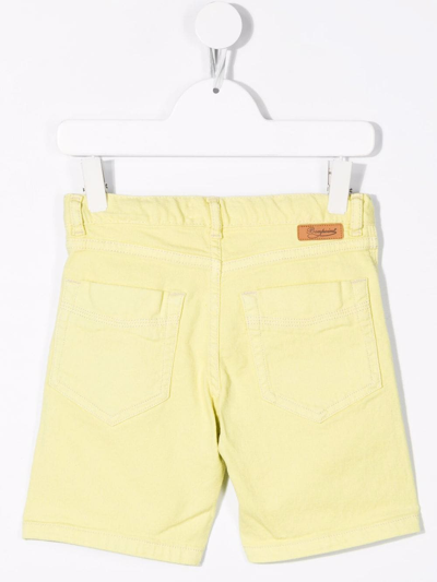 Shop Bonpoint Teen Cotton Knee-length Shorts In Yellow