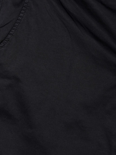 Paolo Pecora Teen Pleat-detail Cotton Shorts In Blue