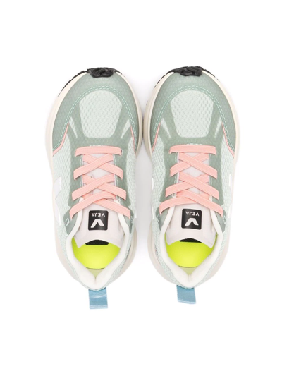 Shop Veja Canary Lace-up Sneakers In Green