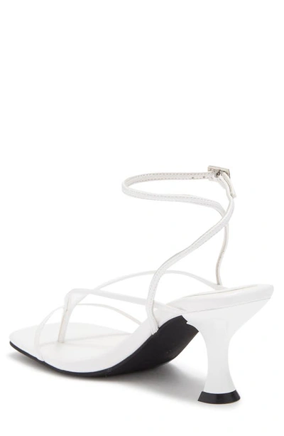 Shop Jeffrey Campbell Leeda Ankle Strap Sandal In White