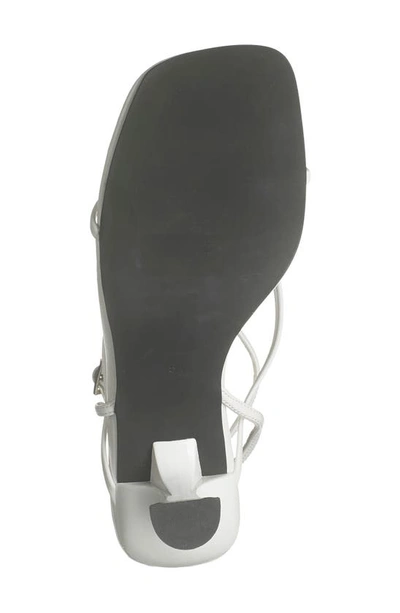 Shop Jeffrey Campbell Leeda Ankle Strap Sandal In White