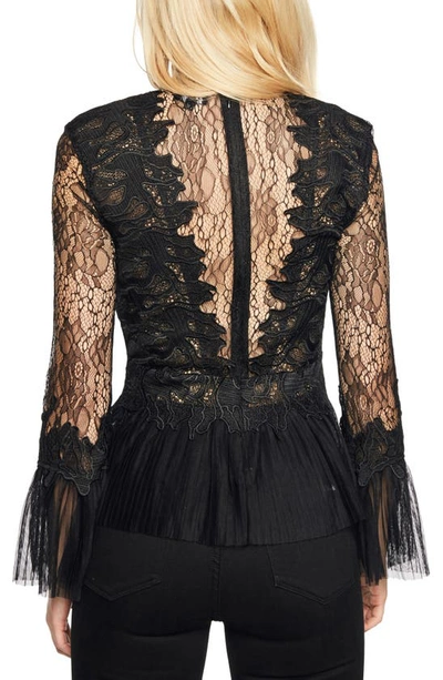 Shop Bardot Francesca Lace Blouse In Black
