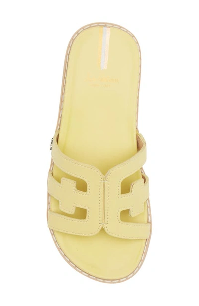 Shop Sam Edelman Valeri Slide Sandal In Butter Yellow