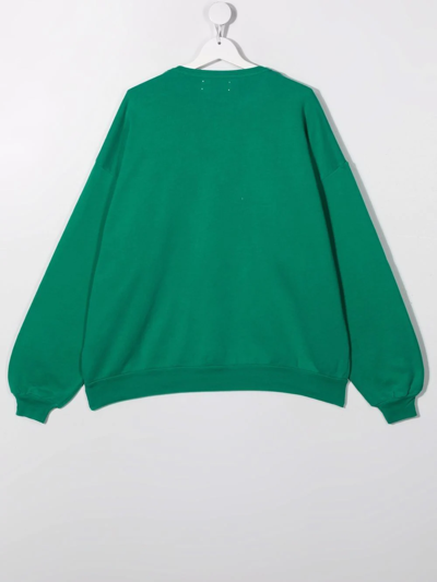 Shop The Animals Observatory I'm A Good Animal Sweatshirt In Green