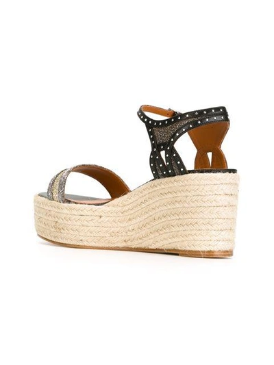 Shop Lanvin Espadrilles Wedge Sandals