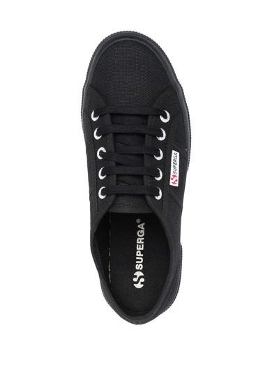 Shop Superga Low-top Cotton Sneakers In Black