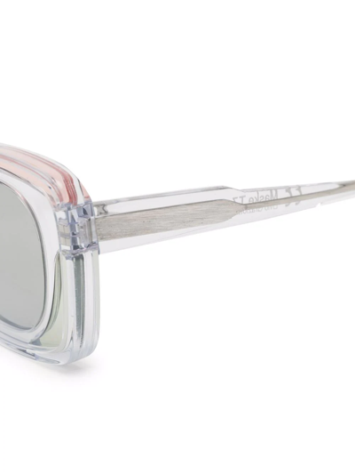 Kuboraum Transparent-frame Sunglasses In Blue