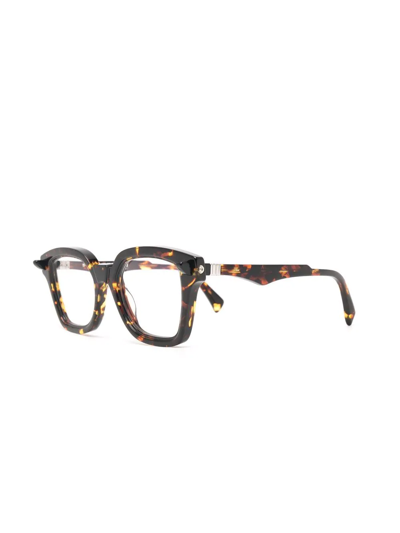 Shop Kuboraum Tortoiseshell-frame Glasses In Brown